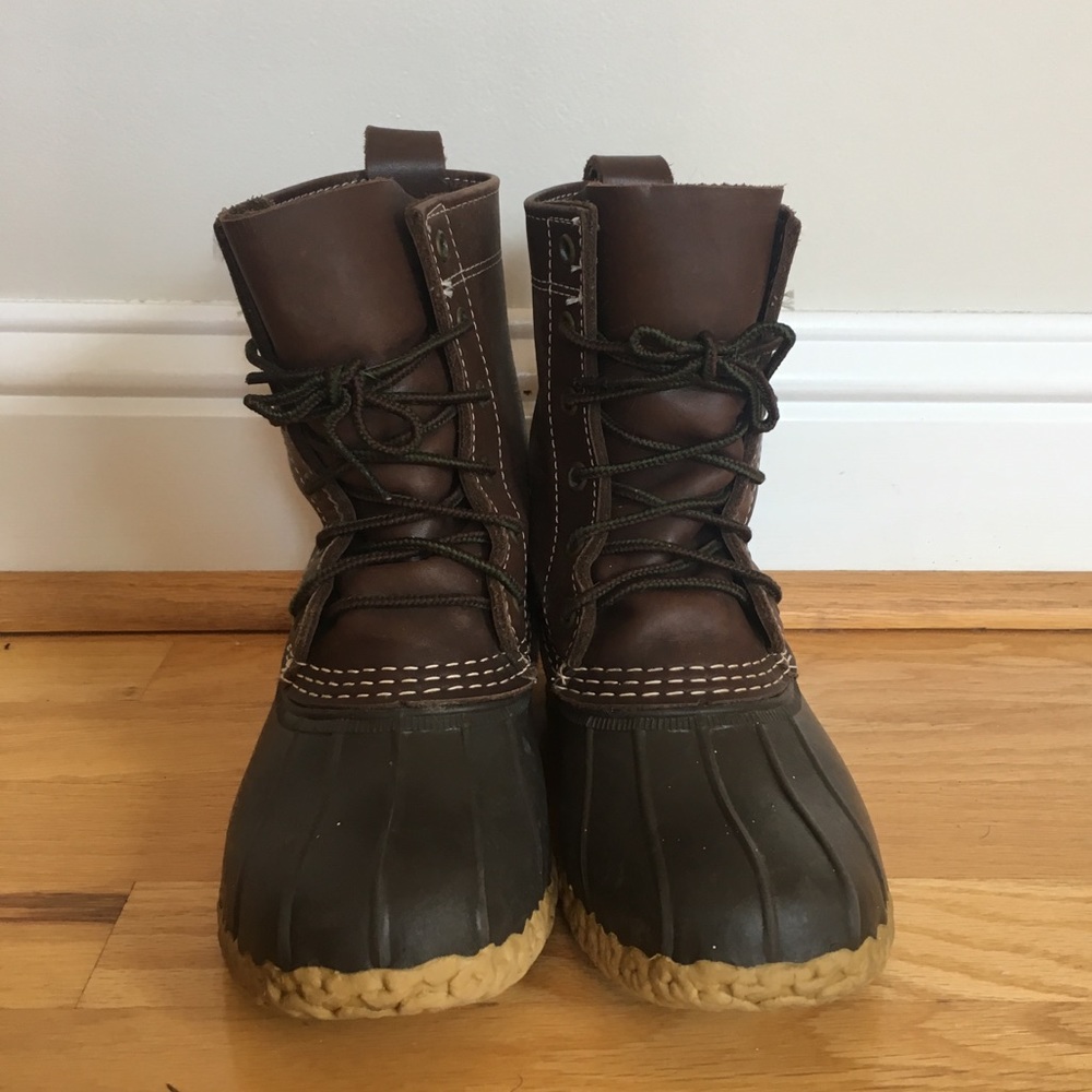 L.L. Bean Boots, Brown Leather